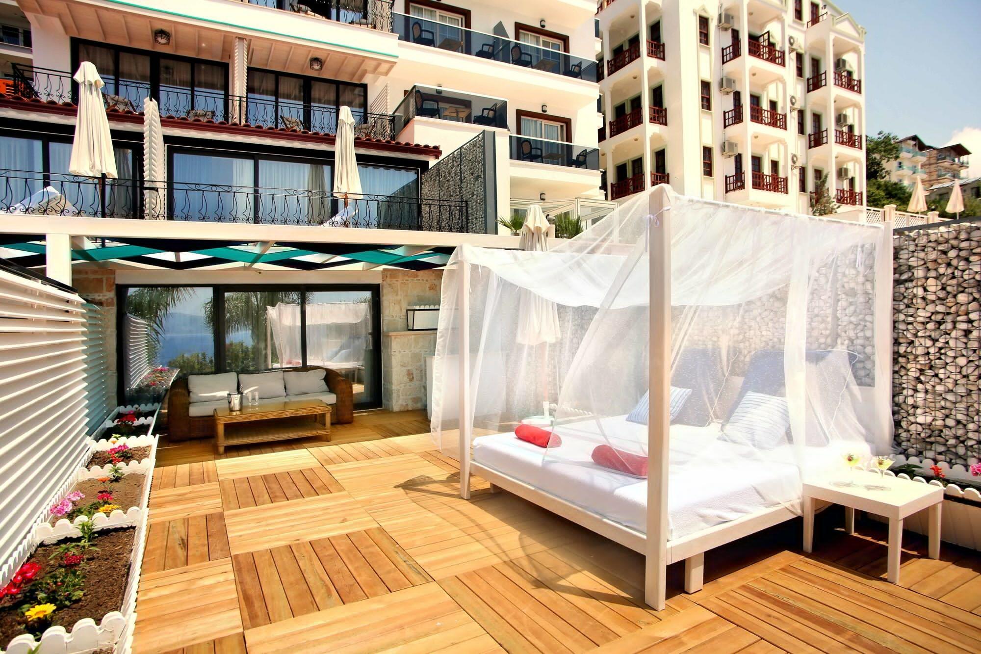 Nur Beach Hotel Kaş Eksteriør bilde